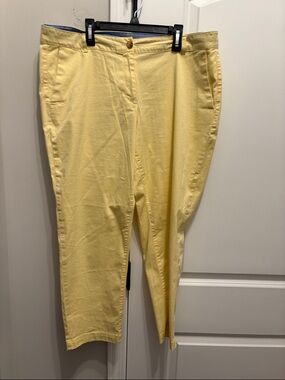 Talbots Yellow Pants